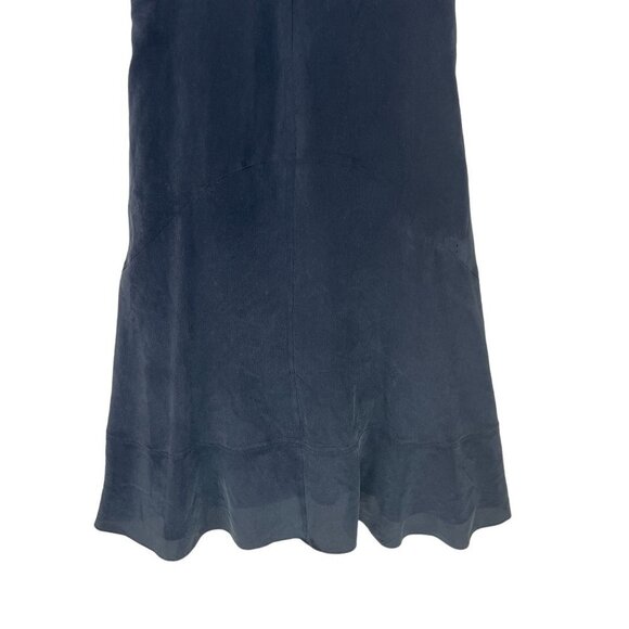 See By Chloe Size US 8 100% Silk Gray‎ Tie Waist Dress Lined Sleeveless Flawed! - Picture 8 of 10